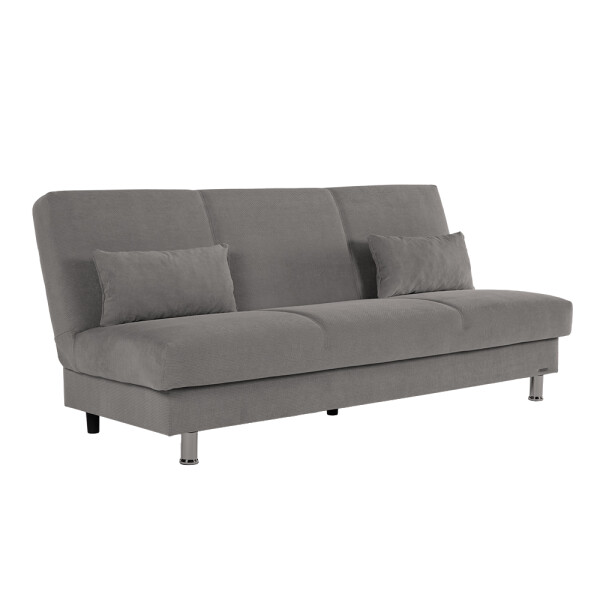 SOFÁ CAMA 3 LUGARES MODELO CLARK COLOR GRIS Sofá Cama 3 Lugares Modelo Clark Color Gris