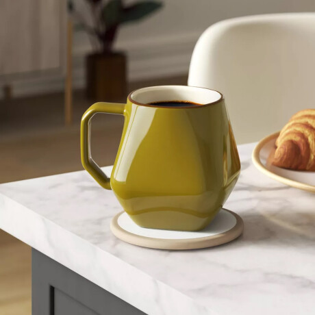 Tazas de Cerámica Geométricas Colores Pastel Verde