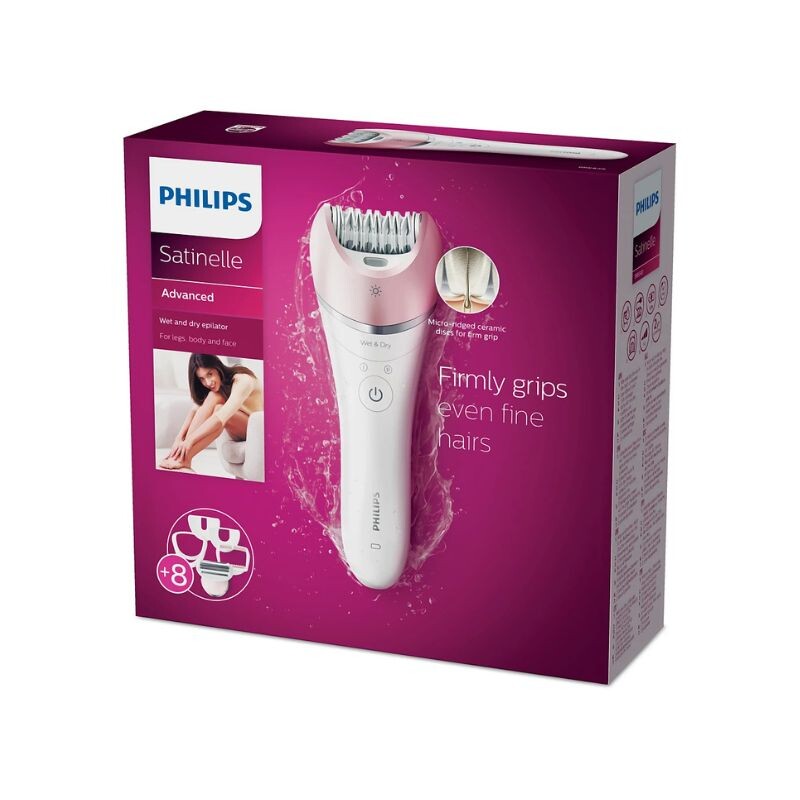 DEPILADORA PHILIPS SATINELLE ADVANCED BRE640 Rosa