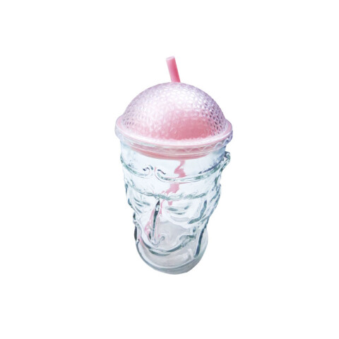 Vaso de vidrio c/sorbito 460ml Vaso De Vidrio C/sorbito 460ml