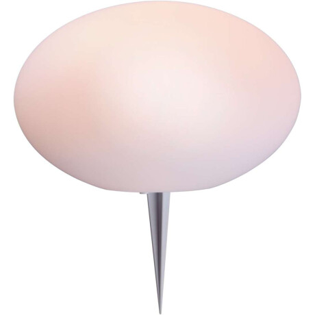 Lámpara solar HAVESANGER Ø25xH17cm blanco Blanco