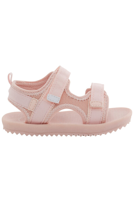 Sandalias con velcro, rosadas Sandalias con velcro, rosadas