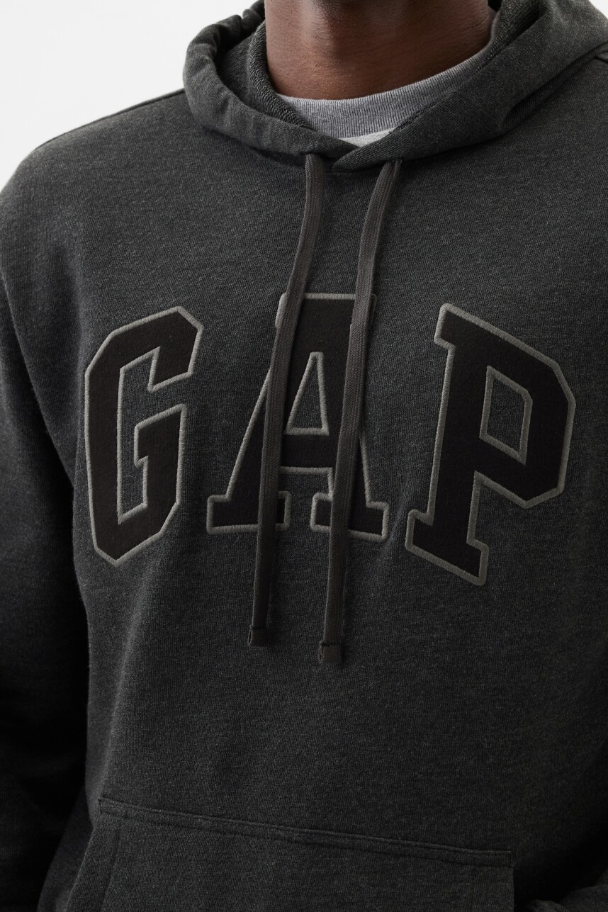 Canguro Logo Gap Sin Felpa Hombre B85 Charcoal Heather