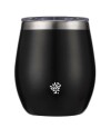 Mate Acero Inox. Con Tapa Negro Metalizado