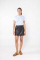 FALDA MINI COURO Negro