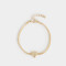 Pulseras Flexibles De inicial Pulsera Flexible De Inicial "i" - Dorado
