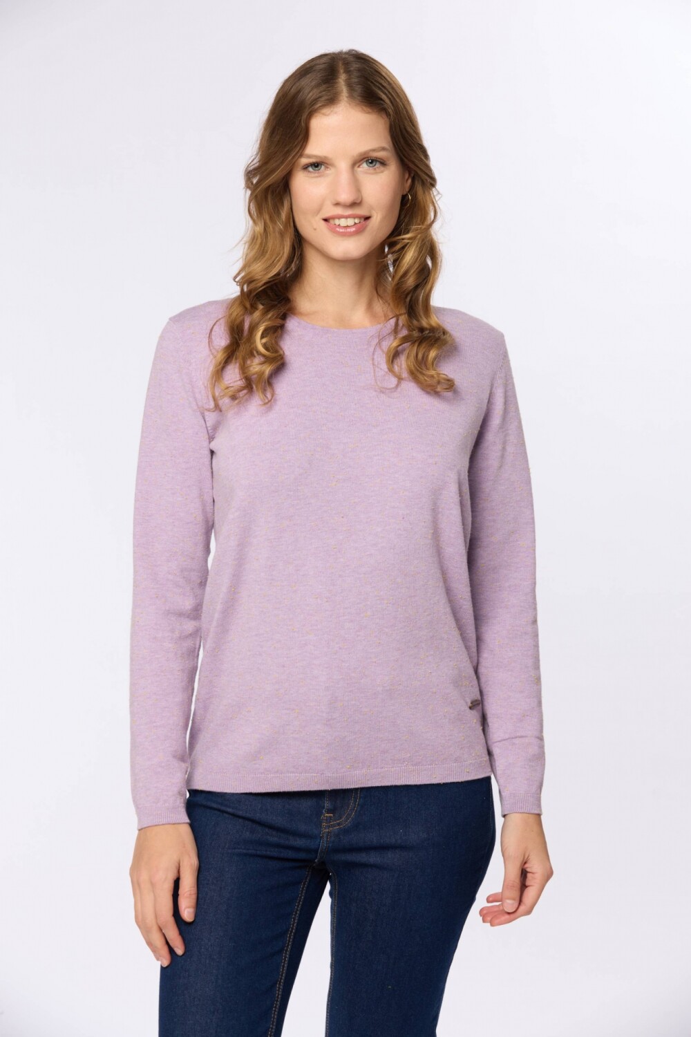 BUZO TEJIDO CLÁSICO Lila
