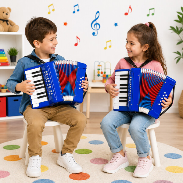 Acordeón Infantil Memphis Ysjacc104 26 Teclas Y 8 Bajos ACORDEON INFANTIL MEMPHIS YSJACC104