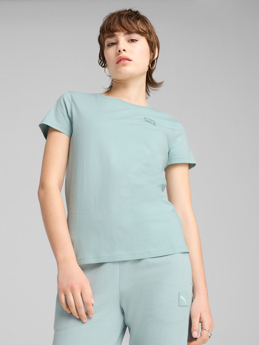 REMERA MUJER PUMA ESS ELEVATED TEE 
