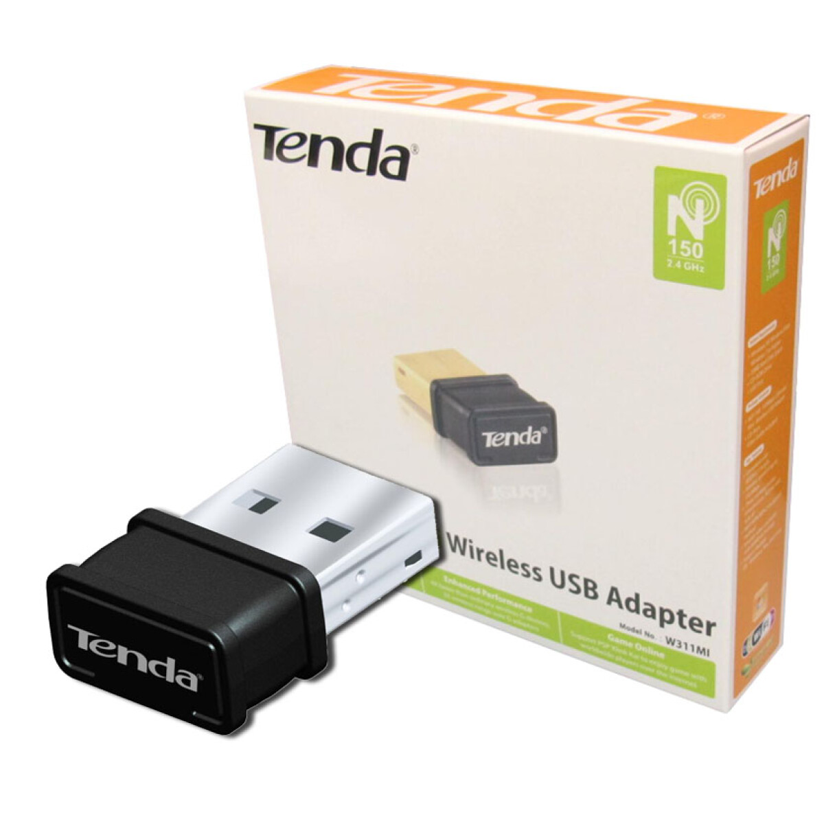Adaptador USB Wifi N Tenda 150MBPS Nano - 001 