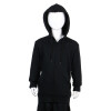 Austral BOYS COTTON JACKET WITH HOOD- BLACK Negro