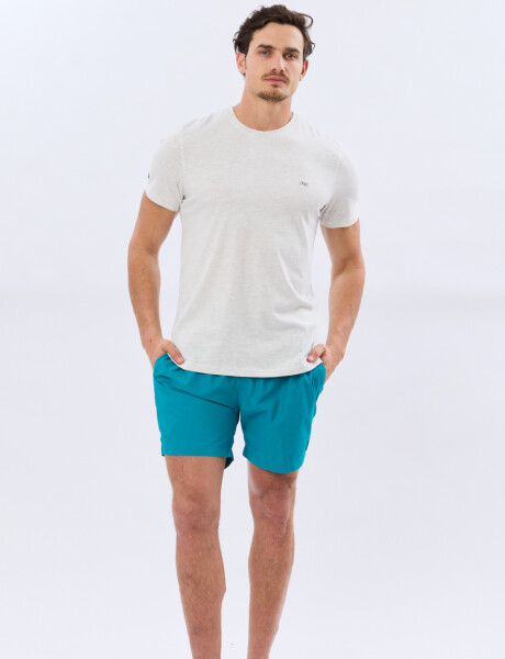 SHORT DE BAÑO LISO Verde Claro