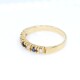 Anillo en oro 18k brillantes y zafiros Anillo en oro 18k brillantes y zafiros