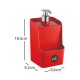 Dispensador de jabón líquido 500 ml ROJO