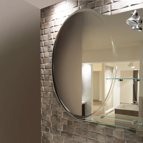 Espejo Para Baño 80X60 Aqualia (No Incluye Artefacto Luminico Ni Lampara) 000