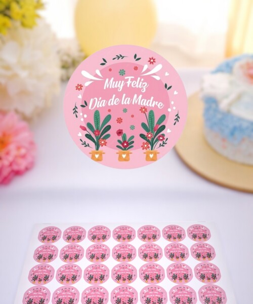 Stickers día de la madre plancha DISEÑO 10