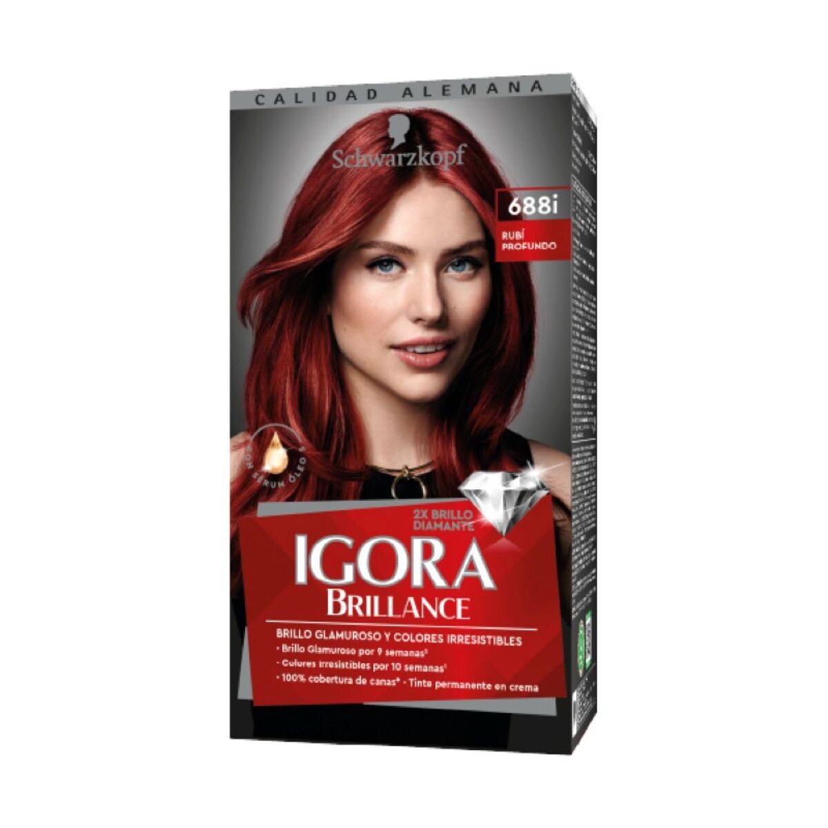 IGORA BRILLANCE RUBI PROFUNDO NÂ°688 X 5 