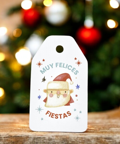 Tag colgante navidad 5x8,5 cm DISEÑO 21