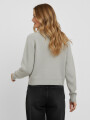 Cardigan Brinara Gris Melange Medio
