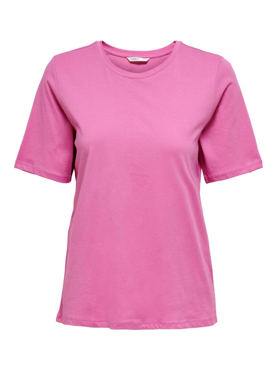 Camiseta New Básica Organica - Super Pink 