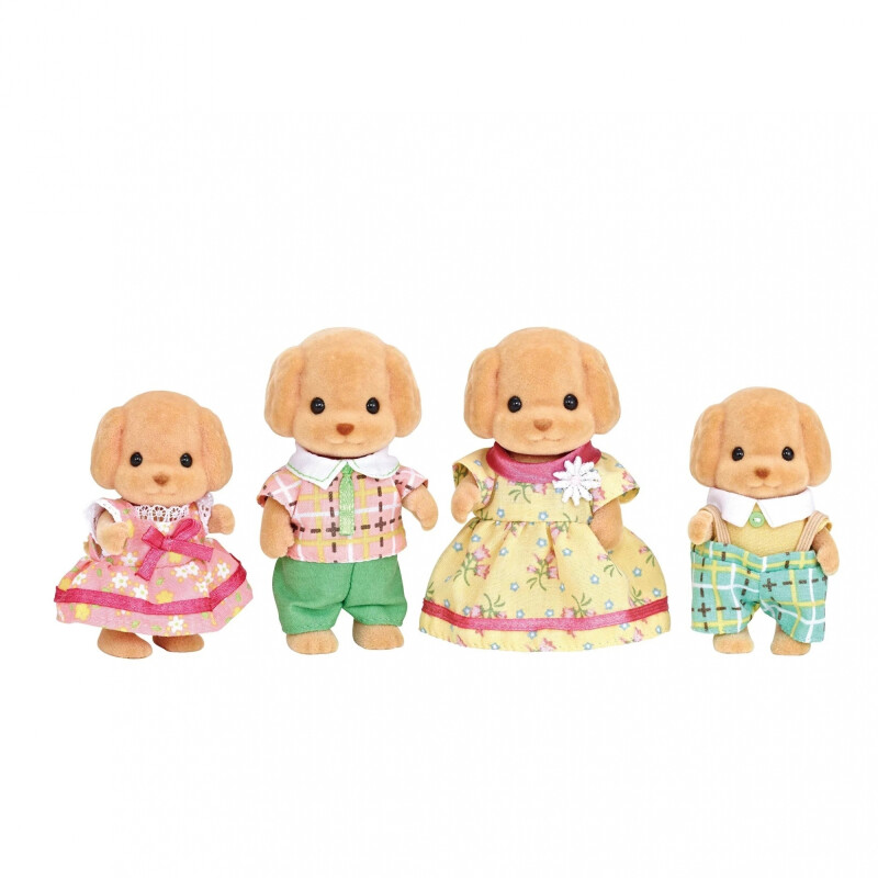 Sylvanian Families Familia Perros Perritos Poodle 5259 Sylvanian Families Familia Perros Perritos Poodle 5259