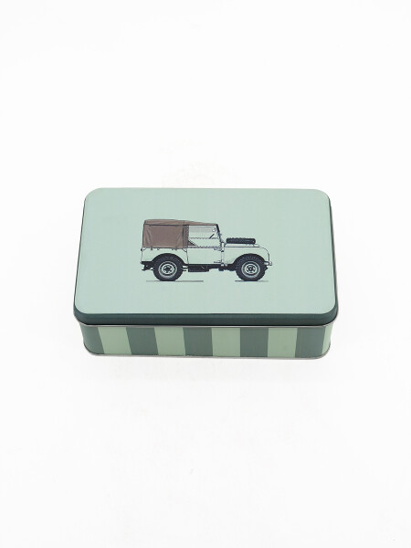 LATA RECTANGULAR ESTAMPADA VERDE (V)
