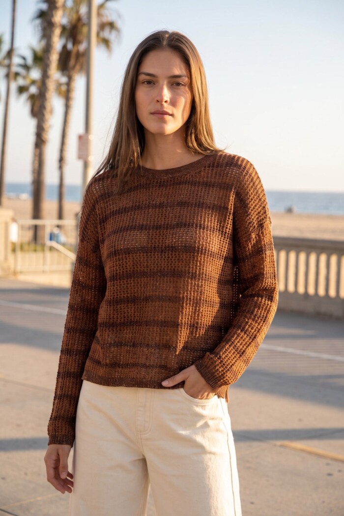 Sweater Texturado Chocolate