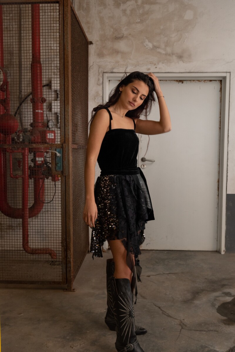 Vestido Tinta NEGRO
