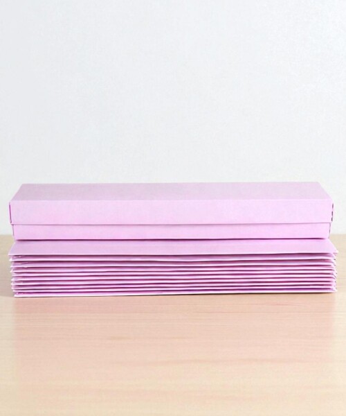 Pack x 20 unid - caja 12 eco 7x32x4 cm. LILA