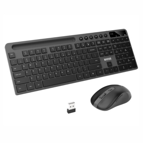 Kit Inalámbrico Marvo Mouse y Teclado C/Soporte para Teléfono KC411W Kit Inalámbrico Marvo Mouse y Teclado C/Soporte para Teléfono KC411W