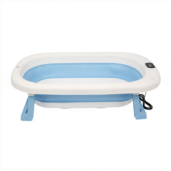 Bañito Plegable Cambiador Baño Con Sensor Temperatura Bañera Bebes Ducha Banito Imback Color Azul Bañito Plegable Cambiador Baño Con Sensor Temperatura Bañera Bebes Ducha Banito Imback Color Azul