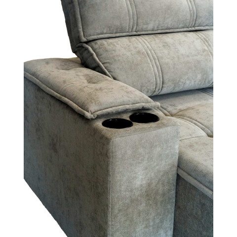 SOFA RETRACTIL MORALLES TELA NATURAL 3 CUERPOS SOFA RETRACTIL MORALLES TELA NATURAL 3 CUERPOS
