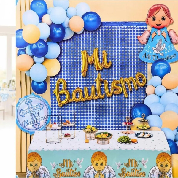 Set De Globos Para Fiesta De Bautismo Set De Globos Para Fiesta De Bautismo