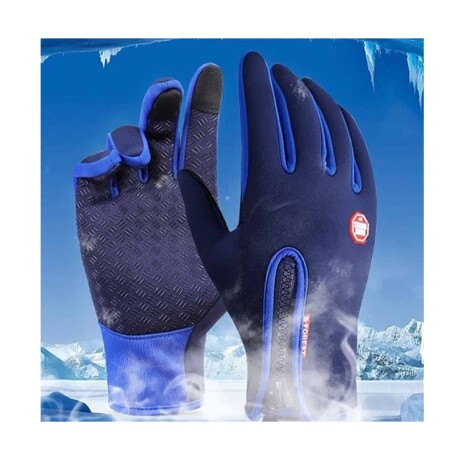 GUANTES TERMICOS CON DEDO TACTIL L COLOR AZUL AZUL