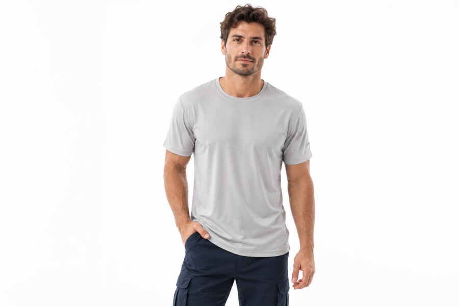 REMERA DRY FIT JASPEADA Gris