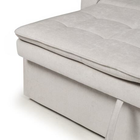 Sofá Cama Londres - Tela Microfibra TC1009 (Plata)