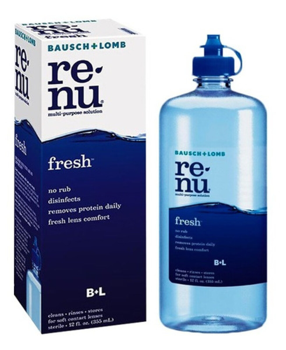 Renu Fresh 355ml – Solución Limpieza Lentes 