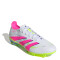 Championes Unisex Adidas Futbol 11 Predator League Terreno Blanco - Rosado - Amarillo Lima