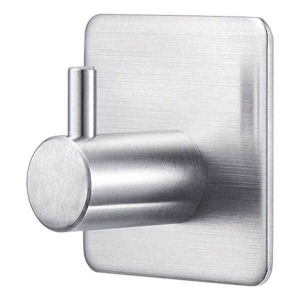 6 Ganchos Perchero Multiuso Metálico Adhesivo Baño Cocina 6 Ganchos Perchero Multiuso Metálico Adhesivo Baño Cocina
