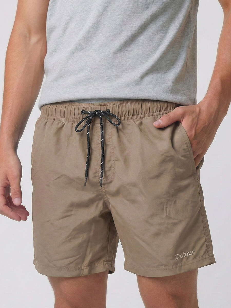 SHORT DE BAÑO MARRAQUECH - BEIGE 