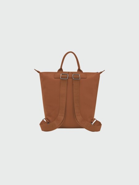 Longchamp -Mochila de cuero, le Pliage Xtra Marrón