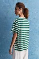Remera Allie AMIATA rayada Verde