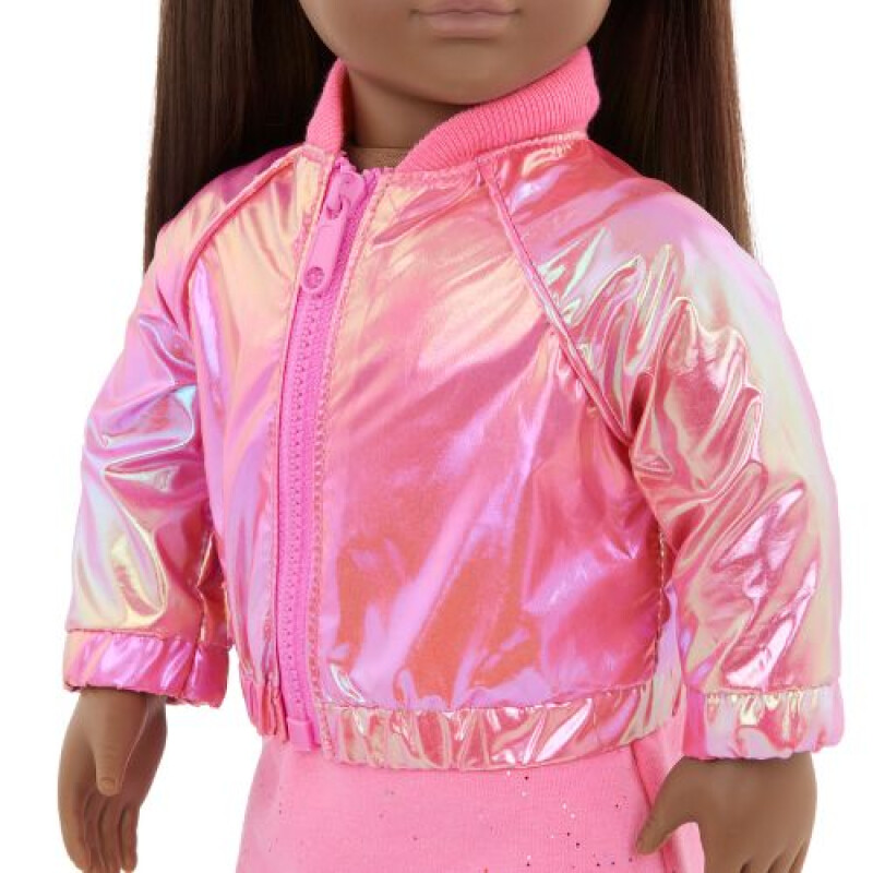 SET DELUXE - CHAQUETA METALIZADA ROSA - Our Generation Set Deluxe - Chaqueta Metalizada Rosa - Our Generation