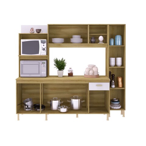 Kit Cocina Sevilha c/ Tampo Alacena Cast/OW Kit Cocina Sevilha c/ Tampo Alacena Cast/OW