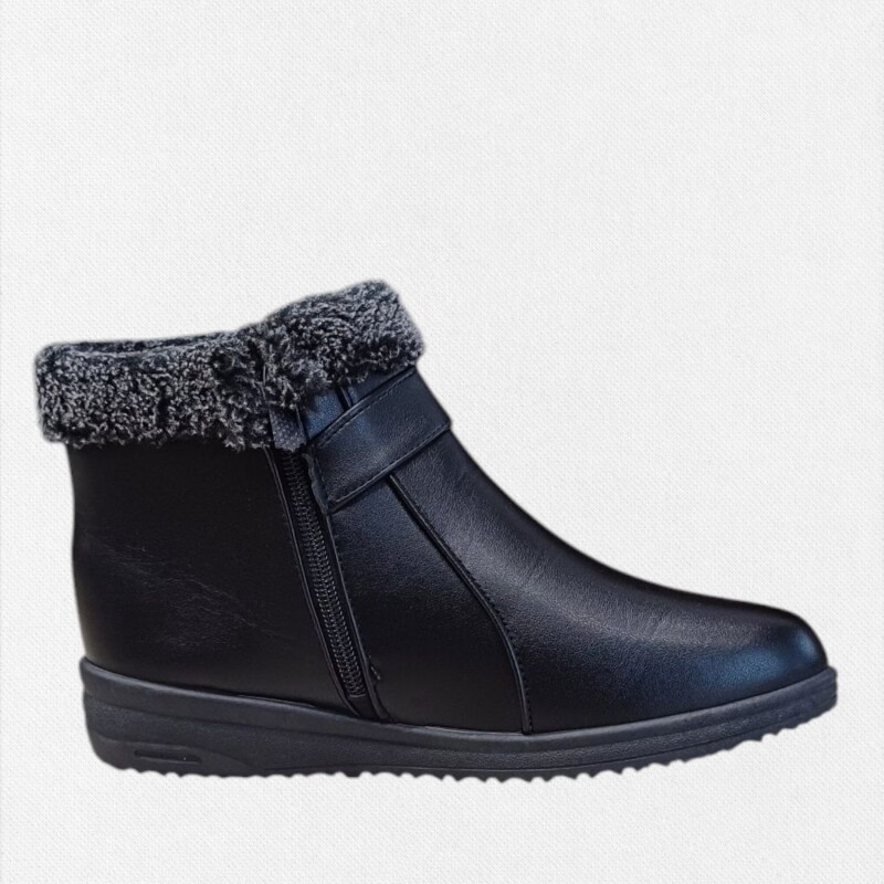Bota BBO corderito NEGRA