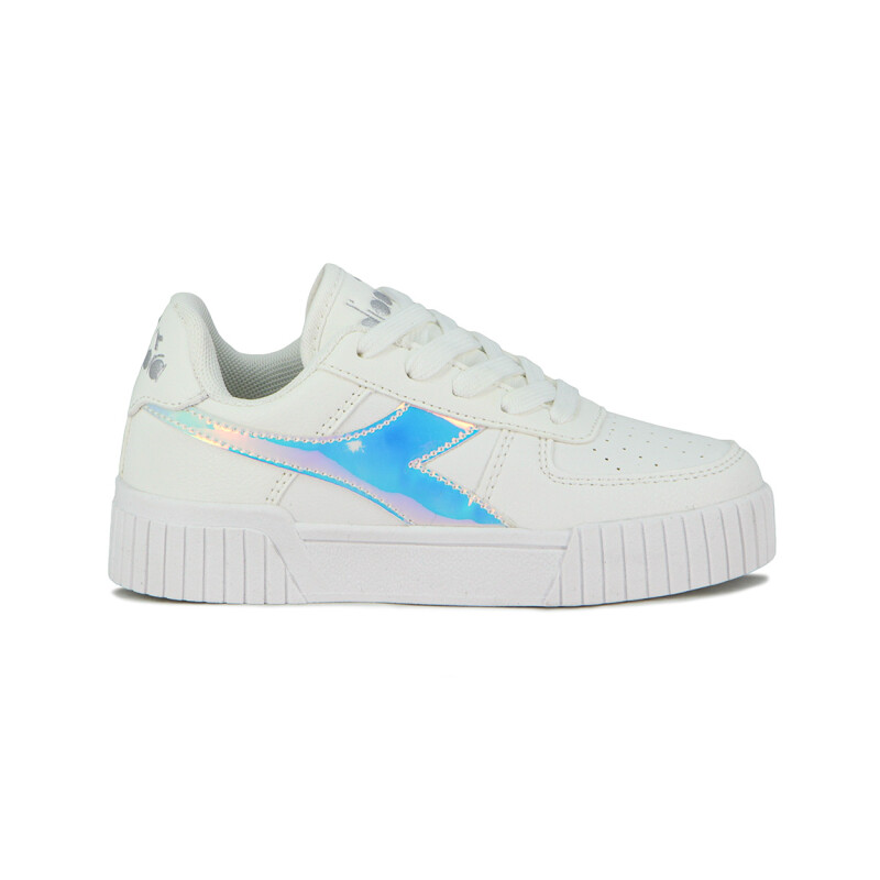 Diadora BAMPU Lifestyle Niños Blanco-Holografico Blanco-Holografico