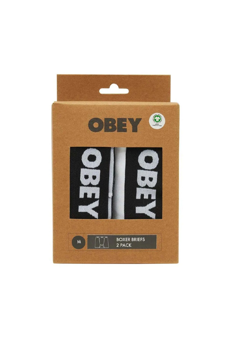 ESTABLISHED WORK 2 PACK BOXERS Blanco