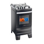 COCINA COMBINADA-GRILL-50Lts.ENCENDIDO-LUZ-PATA ALTA blanco
