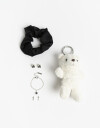 Llavero Cozy Llavero Oso Coleccionable Con Bijou - Combinacion Bicolor