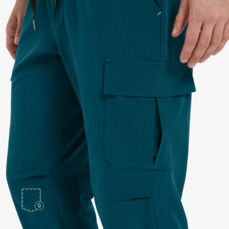 Ambo Rib unisex Petróleo